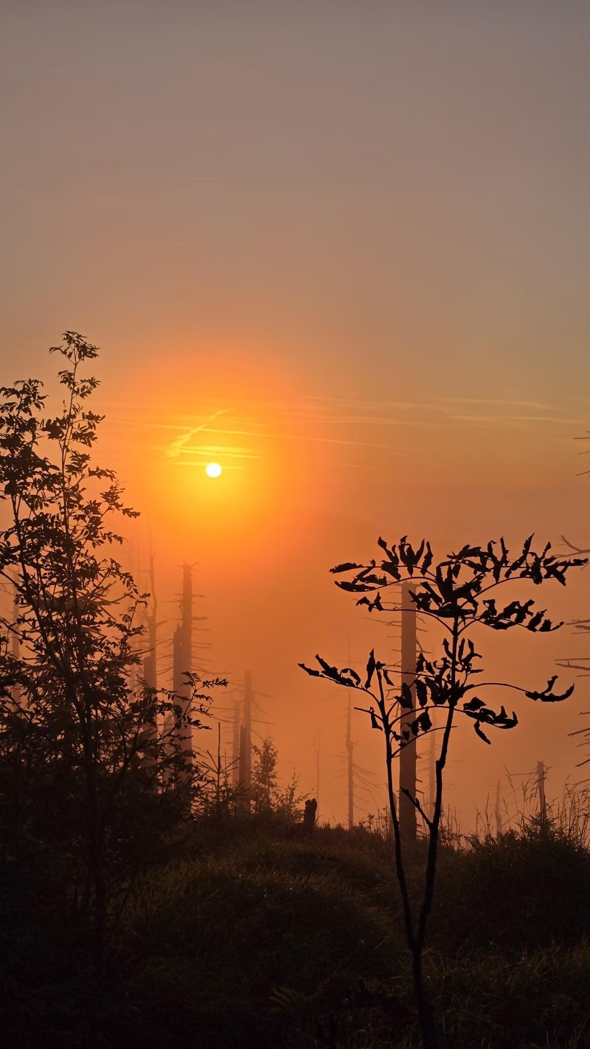 Zachód słońca w Szczyrku